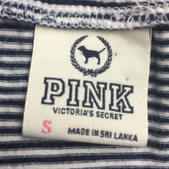 VS Pink Navy and White Dress with Ruffles - Picture 6 of 8